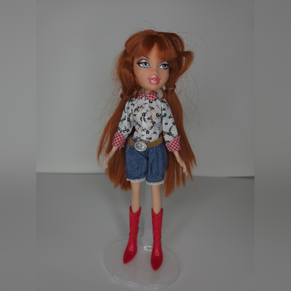Bratz Doll Wild Wild West Meygan Doll 2001 Red Hair Boots Cowgirl Western Outfit